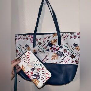 A New Day Tote bag with matching wallet